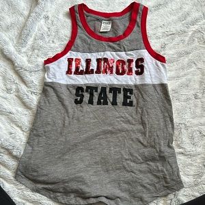 Victorias Secret PINK Illinois State (ISU) scoop bottom tank top